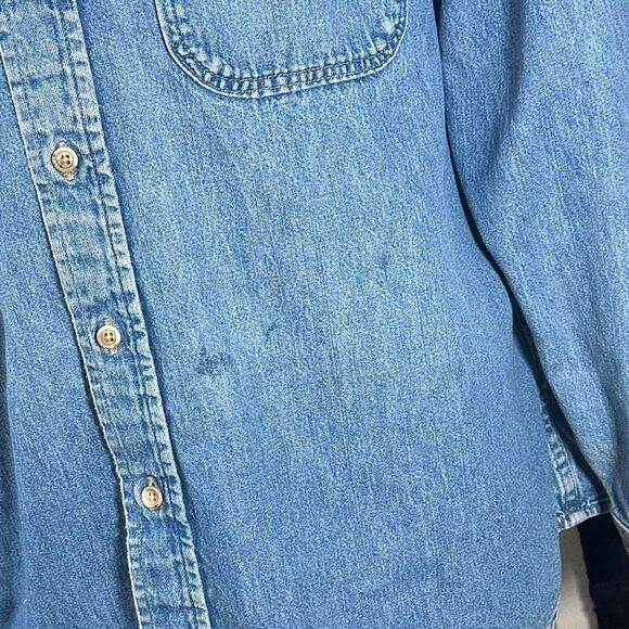 Vintage 90’s Big Mac Denim Button Up Shirt - Picture 6 of 6